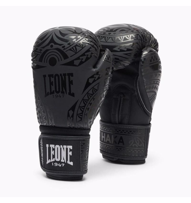 Leone Haka boxing gloves - black